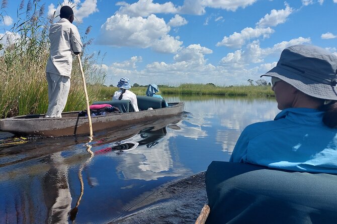 6 Days Victoria Falls Chobe Wildlife and Okavango Delta Tour - A one-night Okavango camp reached by mokoro