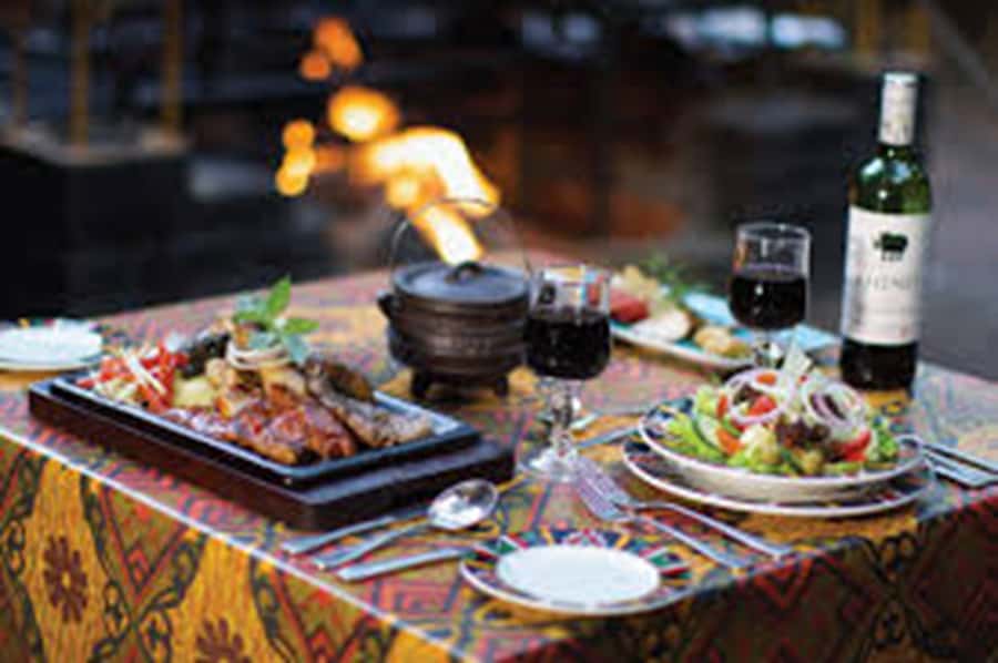 Boma Dinner & Drum Show - The traditional welcome sets the tone