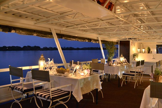 Dinner Cruise on the Zambezi River, Victoria Falls - Wildlife, scenery, and the limits of a river safari