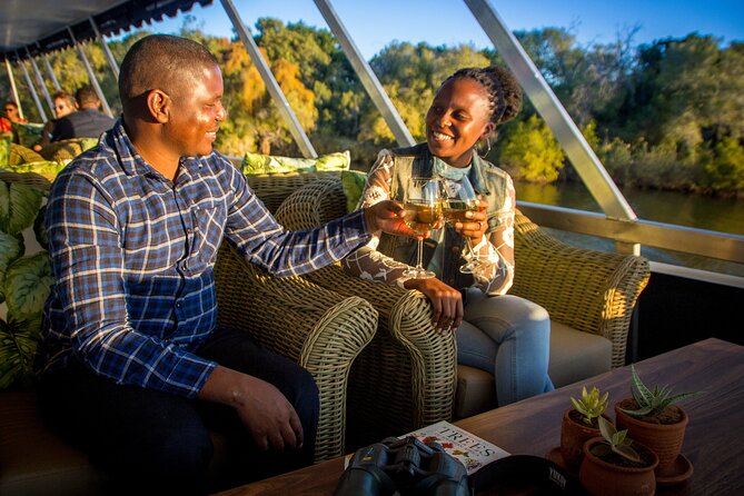 Dinner Cruise on the Zambezi River, Victoria Falls - Pickup from Victoria Falls and the Zambia border issue