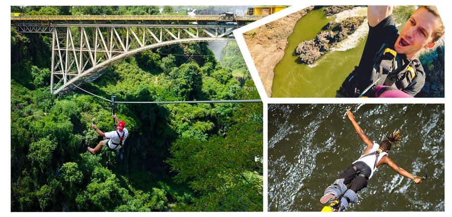 Experience Bungee, Swing & Slide from Victoria Falls Bridge - The bridge slide is the easiest first taste