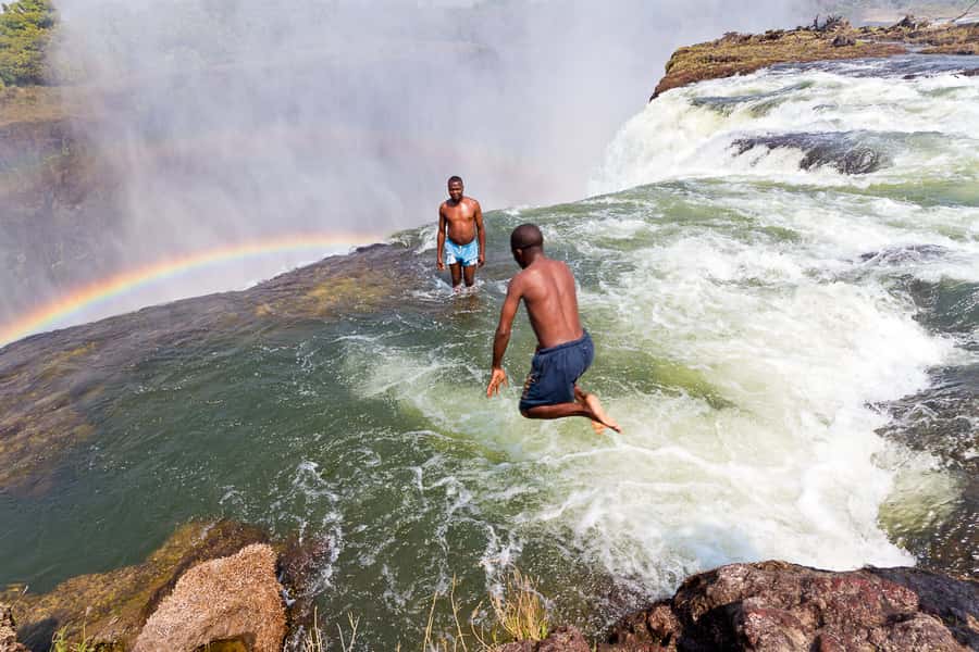 From Victoria Falls: Livingstone Island Tour & Devils Pool - What the Devil’s Pool swim is really like