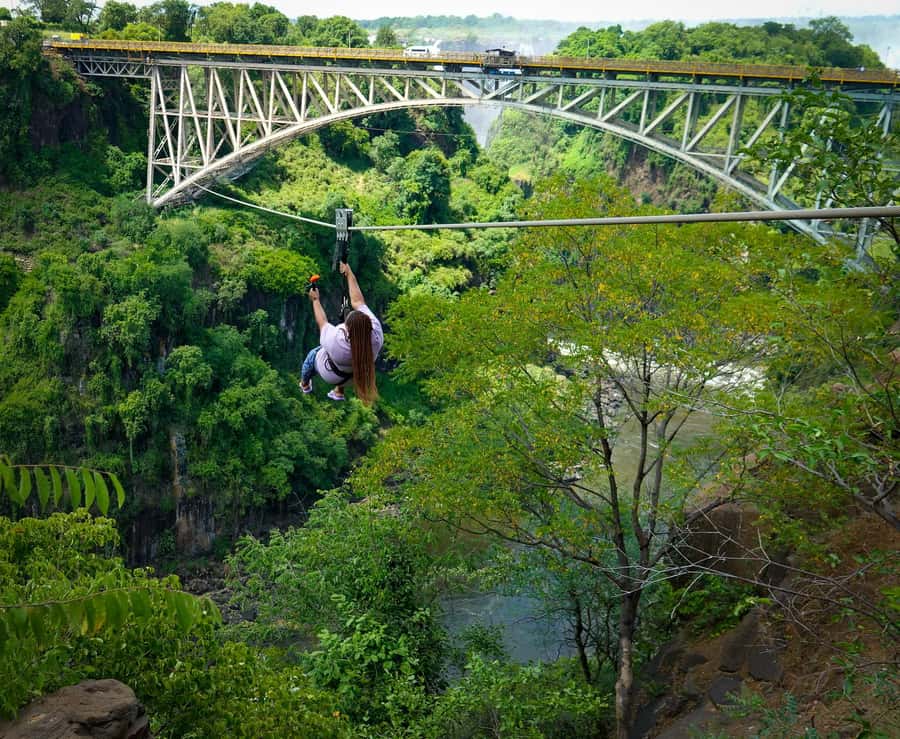From Victoria Falls: Zip Line from the Victoria Falls Bridge - How demanding is the ride?