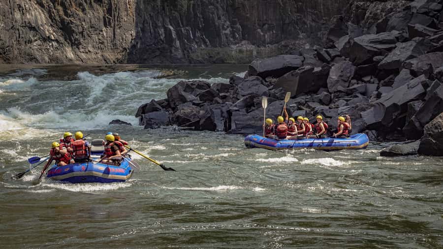 Full Day White Water Rafting Tour - Eight hours on the Zambezi
