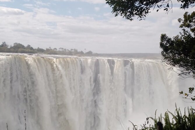 Guided Tour of the Falls - The first sight of Victoria Falls