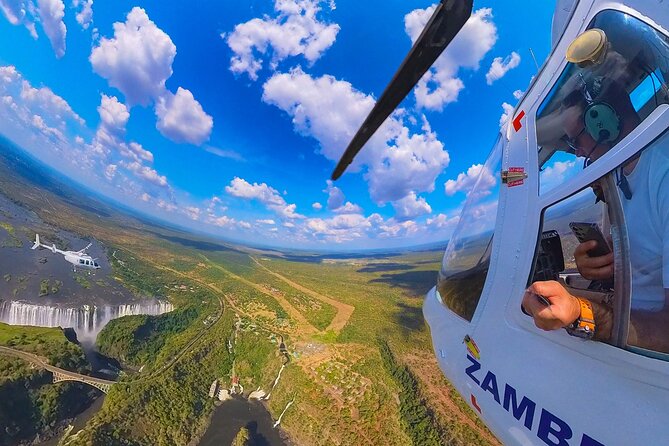 Helicopter Flight Experience Over Victoria Falls - What the helicopter view is really like
