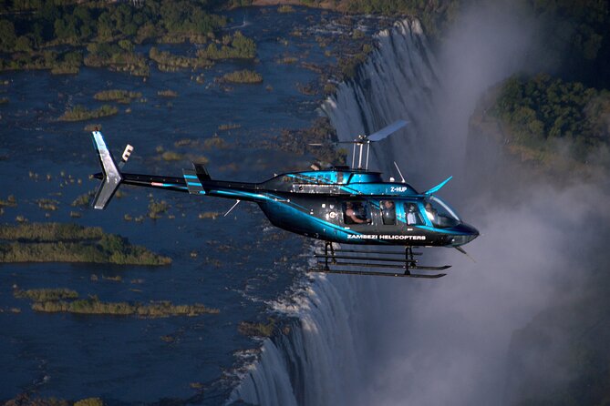 Helicopter Flight+window Seat Guarantee over the Victoria Falls - The best time to fit this into your day