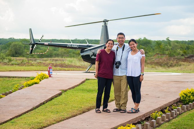 Helicopter Scenic Flight over Victoria Falls 25-27 Minutes Game - The short transfer to the Zambezi National Park helipad