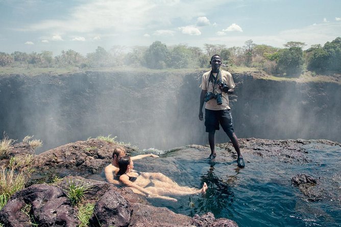 Livingstone island Morning Breezer ( swim above the falls) - Why Devil’s Pool is the main attraction