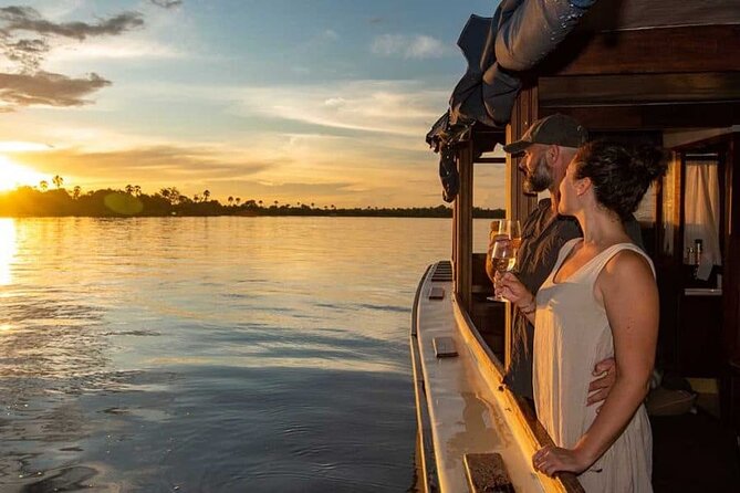 Ra-Ikane Luxury Sunset Cruise Victoria Falls - The sunset over the Zambezi