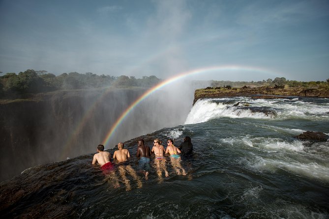 Small-Group Devil's Pool and Livingstone Island Tour - What actually happens in the pool