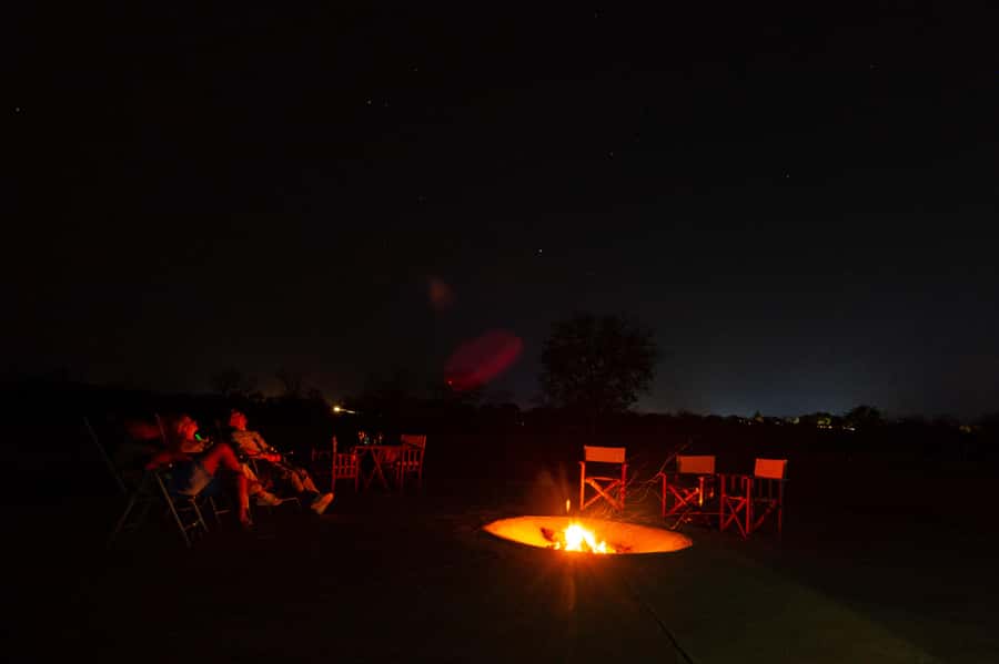 Star Gazing Victoria Falls - Pickup with Aaron and the road to the viewing area