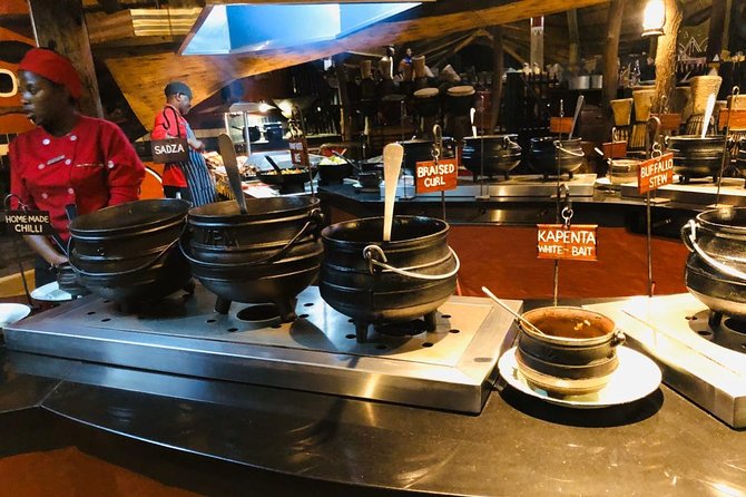 The Boma Dinner and Drum Show - The buffet: four courses with Zimbabwean and game dishes