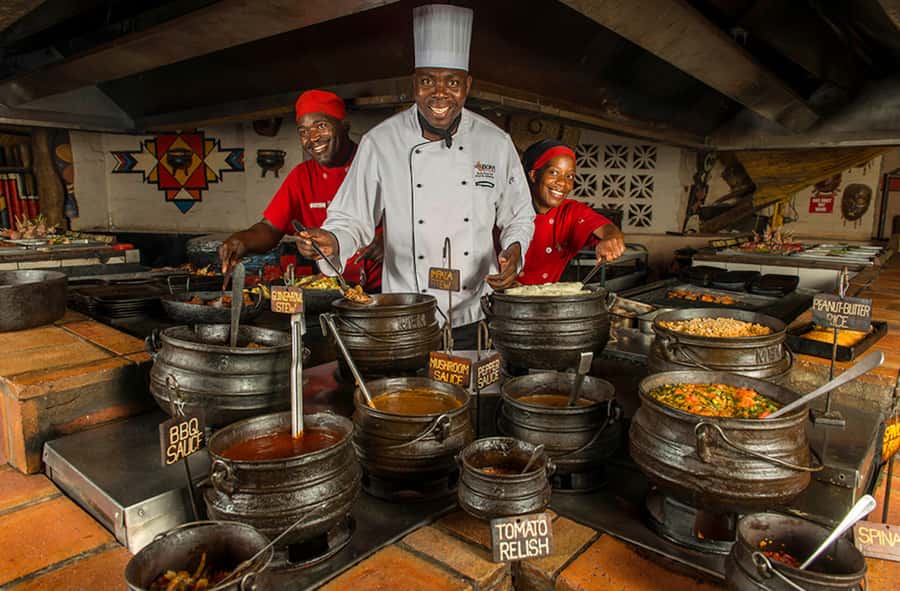 Victoria Falls: Boma Dinner and Drum Show - The braai buffet is the main feast