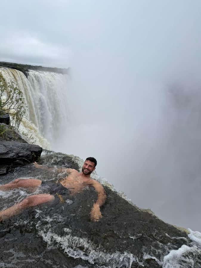 Victoria Falls: Devil's Pool High Tea - Livingstone Island gives the swim a sense of place