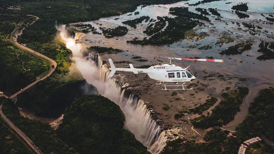 Victoria Falls: Flight of Angels Helicopter Experience - The view depends on mist and water conditions