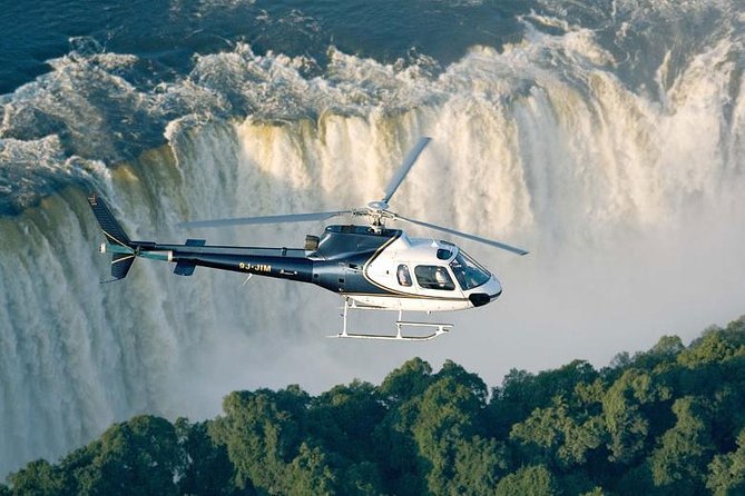 Victoria Falls Flight of the Angels Helicopter Flight - Seeing the full sweep of Victoria Falls from above