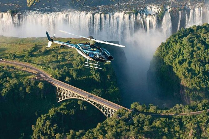 Victoria Falls Flight of the Angels Helicopter Flight - The 25-minute flight over the river and park