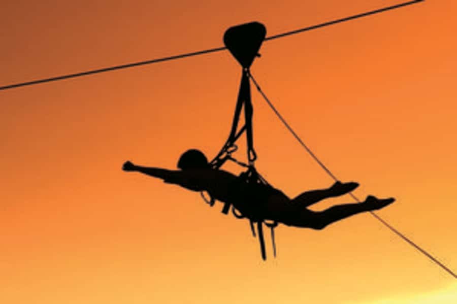 Victoria Falls: Flying Fox Experience with Transfers - Flying above Batoka Gorge