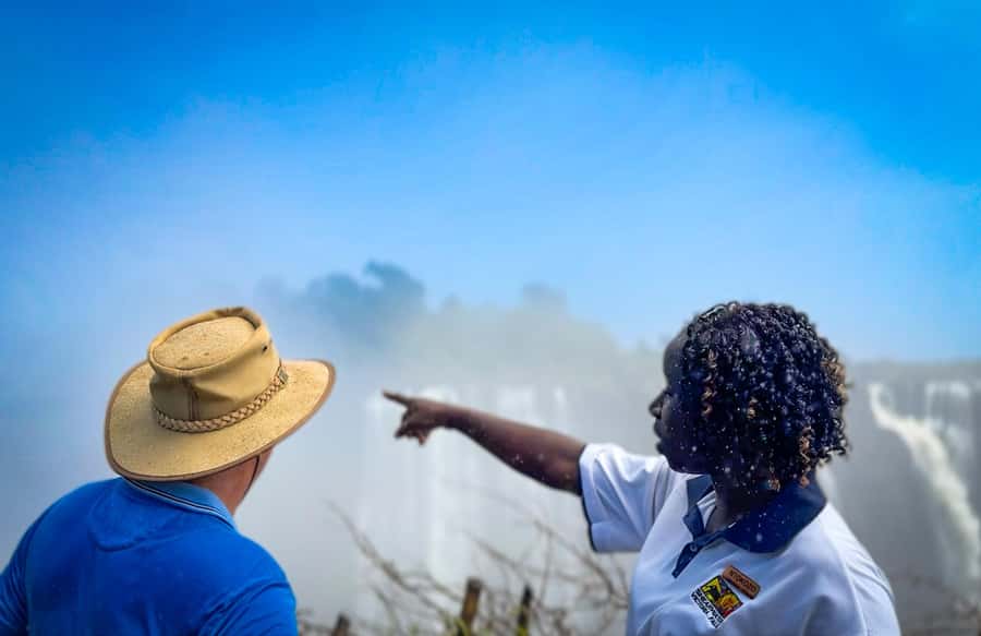 Victoria Falls: Guided Tour of the Victoria Falls - From Victoria Falls accommodation to the national park
