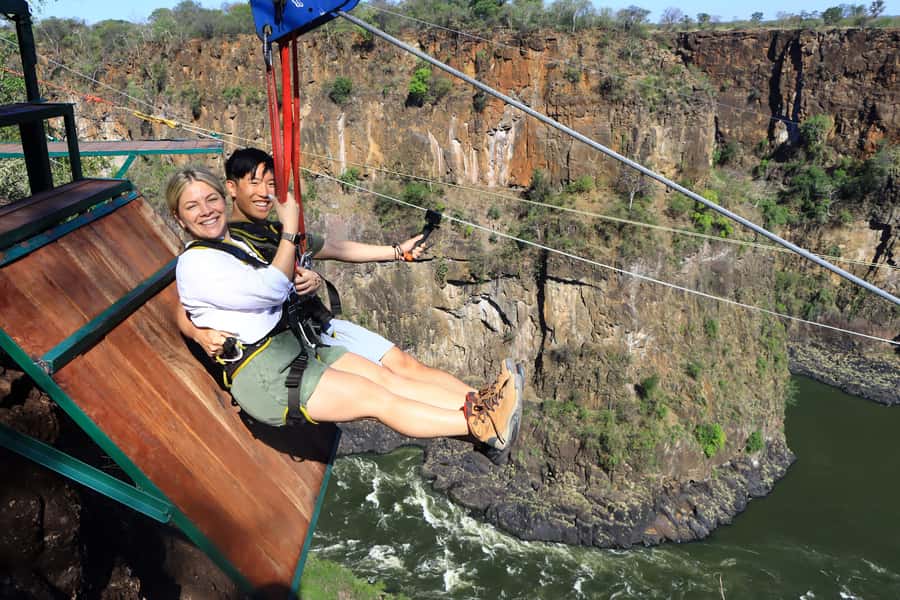 Victoria Falls: Half Day Flying Fox, Zip Line, & Gorge Swing - What each ride feels like in practice