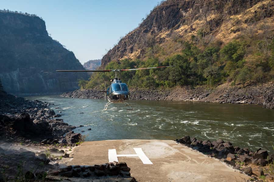 Victoria Falls Helicopter Flights - Batoka Gorge and the Zambezi from above