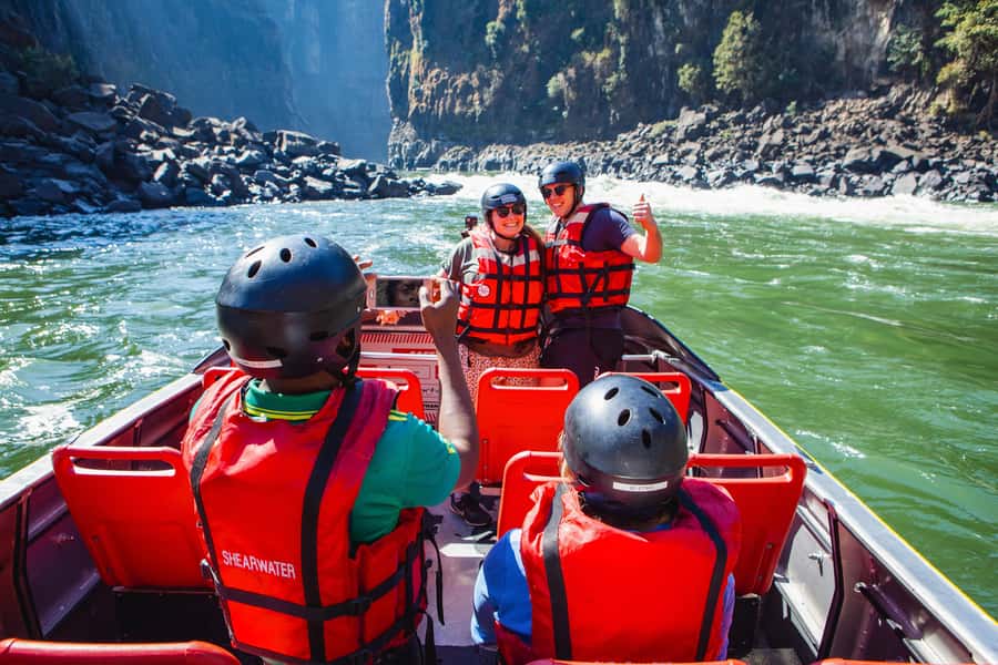 Victoria Falls: Jetboat Adventure Experience - The steep walk into Batoka Gorge