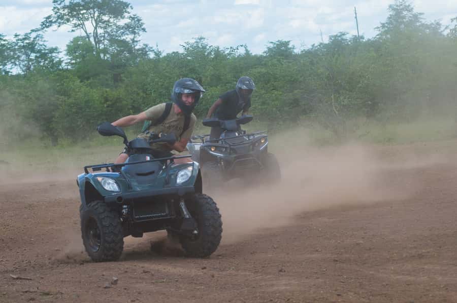 Victoria Falls Quad Bike Adventure - Trading the Falls viewpoint for four wheels
