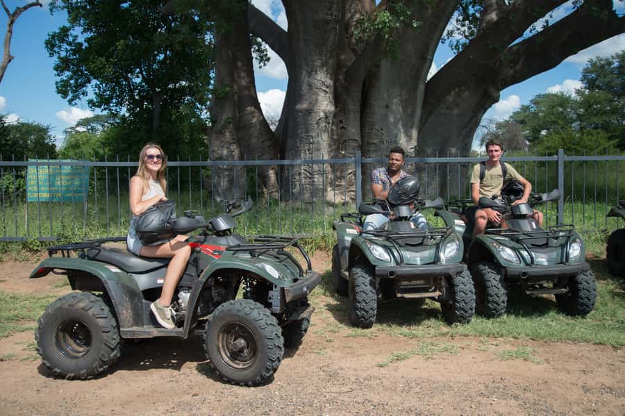 Victoria Falls Quad Bike Adventure - Starting at Victoria Falls Rainbow Hotel