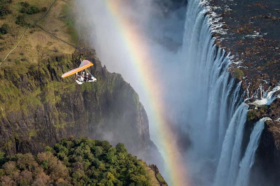 Victoria Falls: Scenic Microlight Flight - What happens after takeoff
