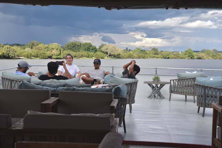 Victoria Falls: Sunset Cruise and Dinner at The Eatery - The transition to The Eatery