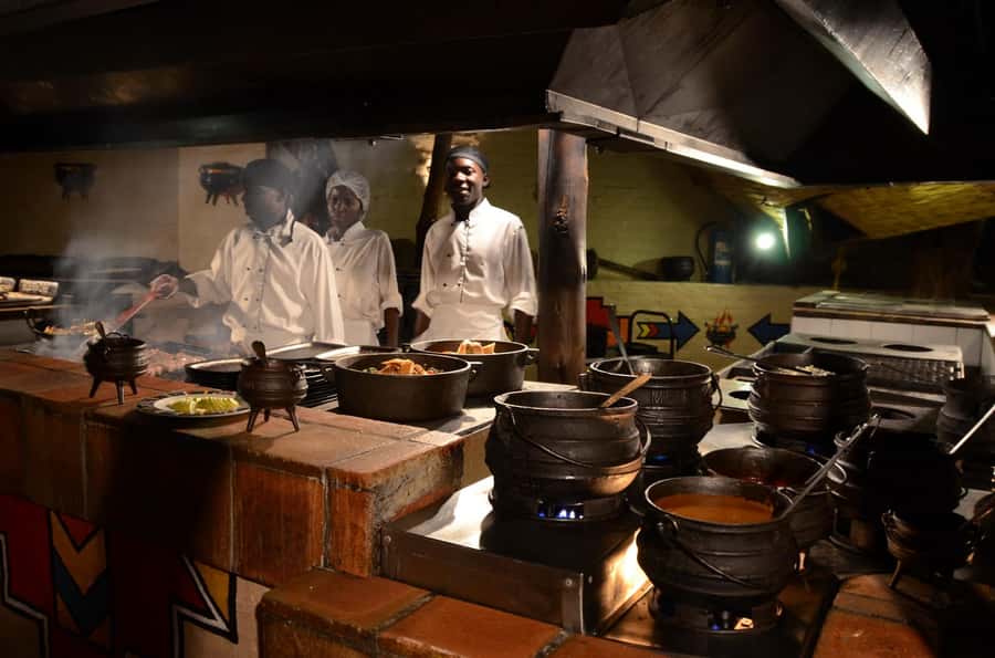 Victoria Falls: The Boma Dinner and Drum Show - The djembe session puts you in the show