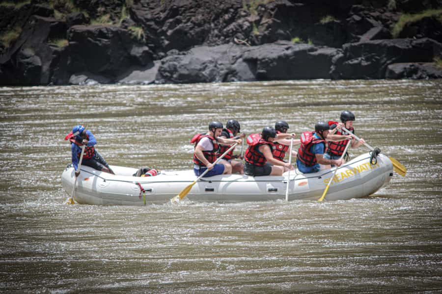 Victoria Falls: Whitewater Rafting Experience - The climb out of the gorge