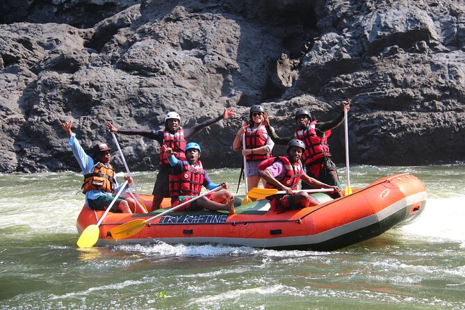 Whitewater Rafting Adventure on the Zambezi River, Victoria Falls Zimbabwe - An 8-hour day that starts at 7:30 am