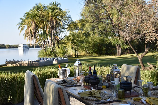 Zambezi River Sunset Cruise Plus Potjie Dinner Experience (Combo) - Sunset views and the rising mist from Victoria Falls